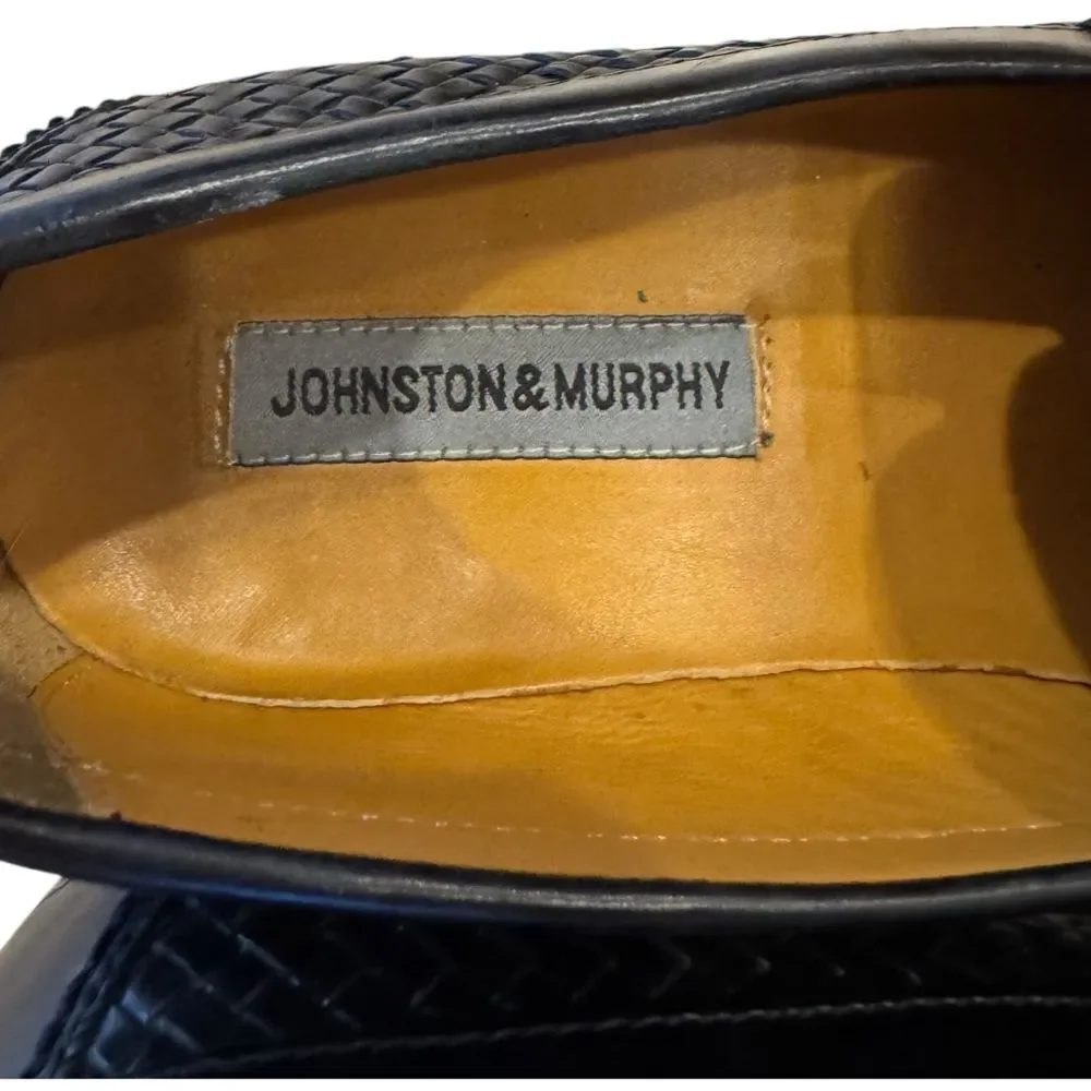 Johnston & Murphy Ellsworth Woven Penny Loafers Men’s Sz 9M